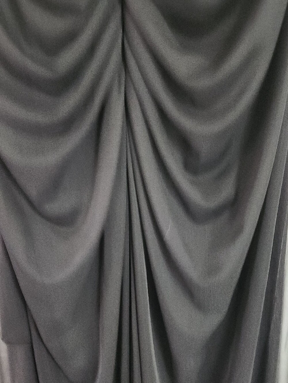 David's Bridal Black Halter Neck Beaded Gown - Picture 8 of 12